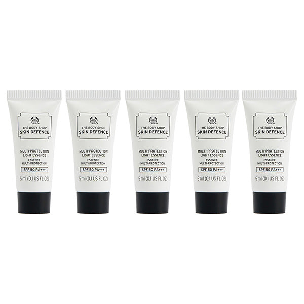 THE BODY SHOP Limited Edition Skin Defense Multi Protect Light Essence, SPF50,, 5ml×5