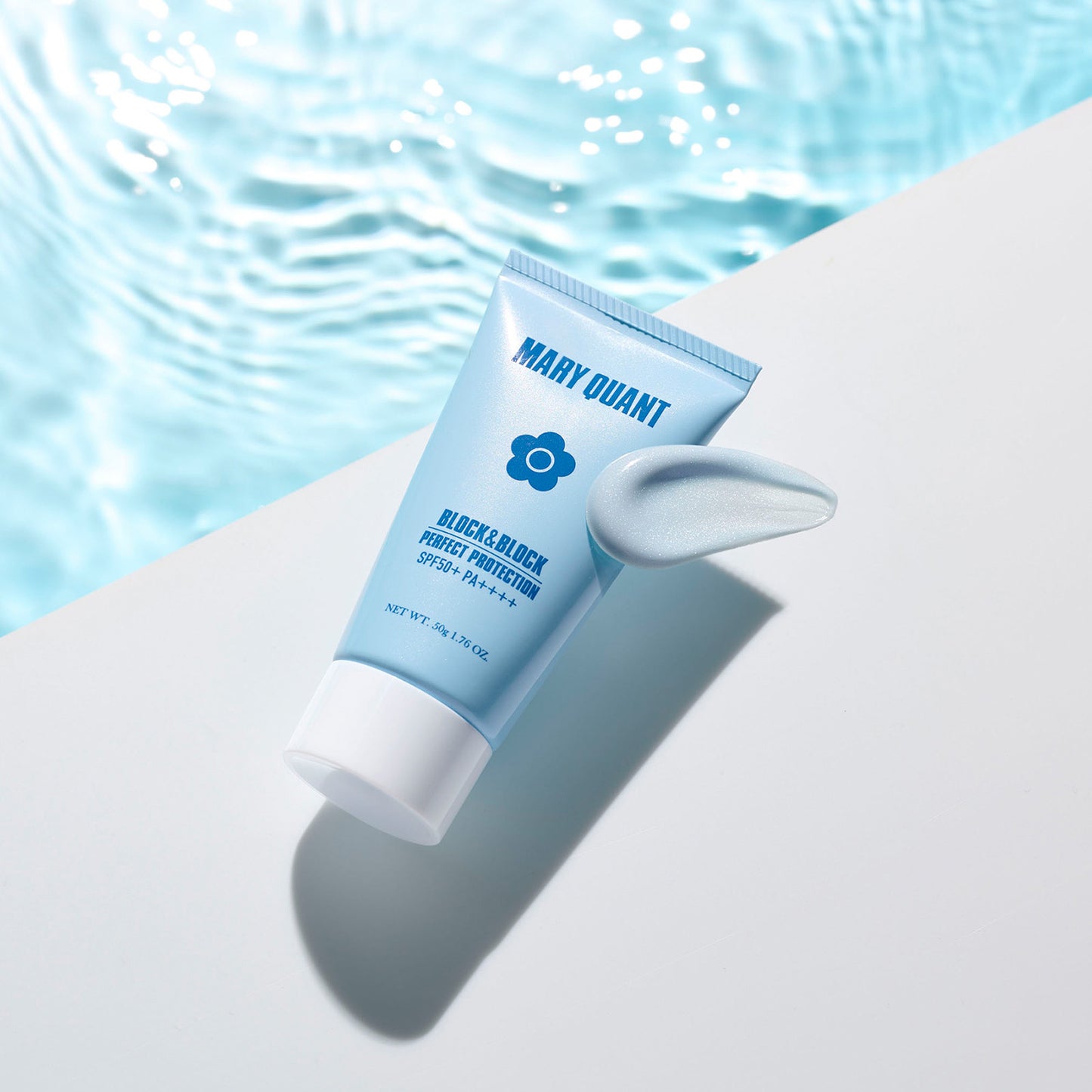 MARY QUANT Block & Block Perfect Protection SPF50+ PA++++ (L-01 Pure Marine Scent), 50g