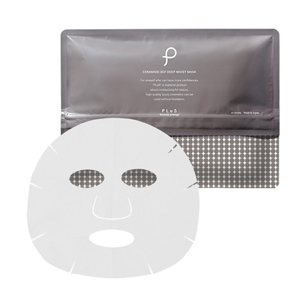 Plue Ceramide 3GF Deep Moist Mask, 21 sheets