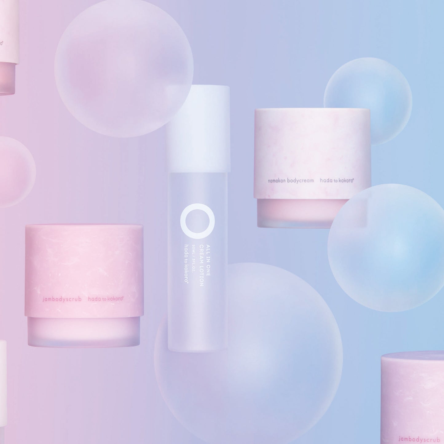 hada to kokoro All-in-One Cream Lotion, 90ml