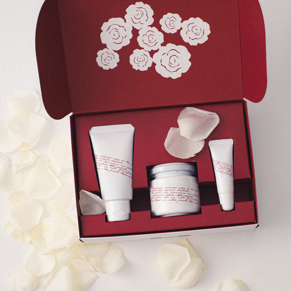 OSAJI A Rose for You Gift Set, 50g, 10g, 90g