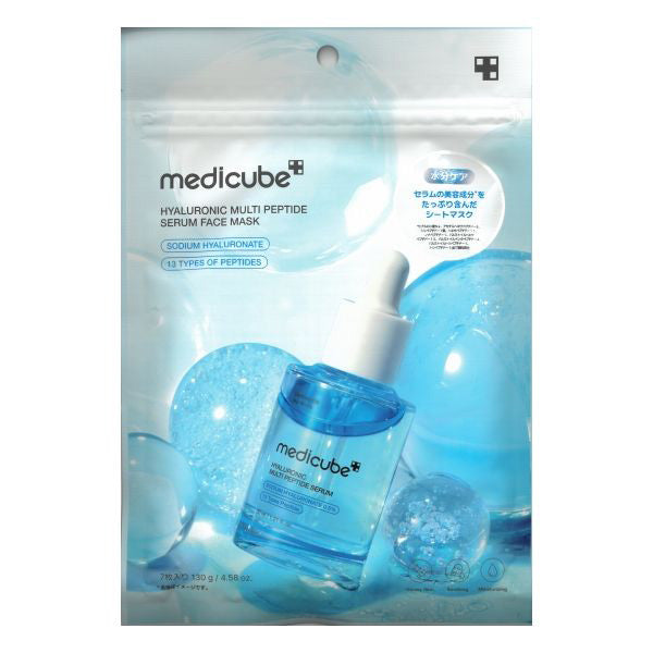medicube Hyaluronic Acid Multi-Peptide Serum Face Mask, 7 sheets