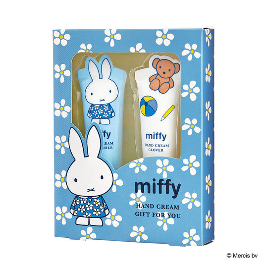 Global Product Planning Miffy For You Hand Cream Set (Chamomile, Clover), 25ml×2