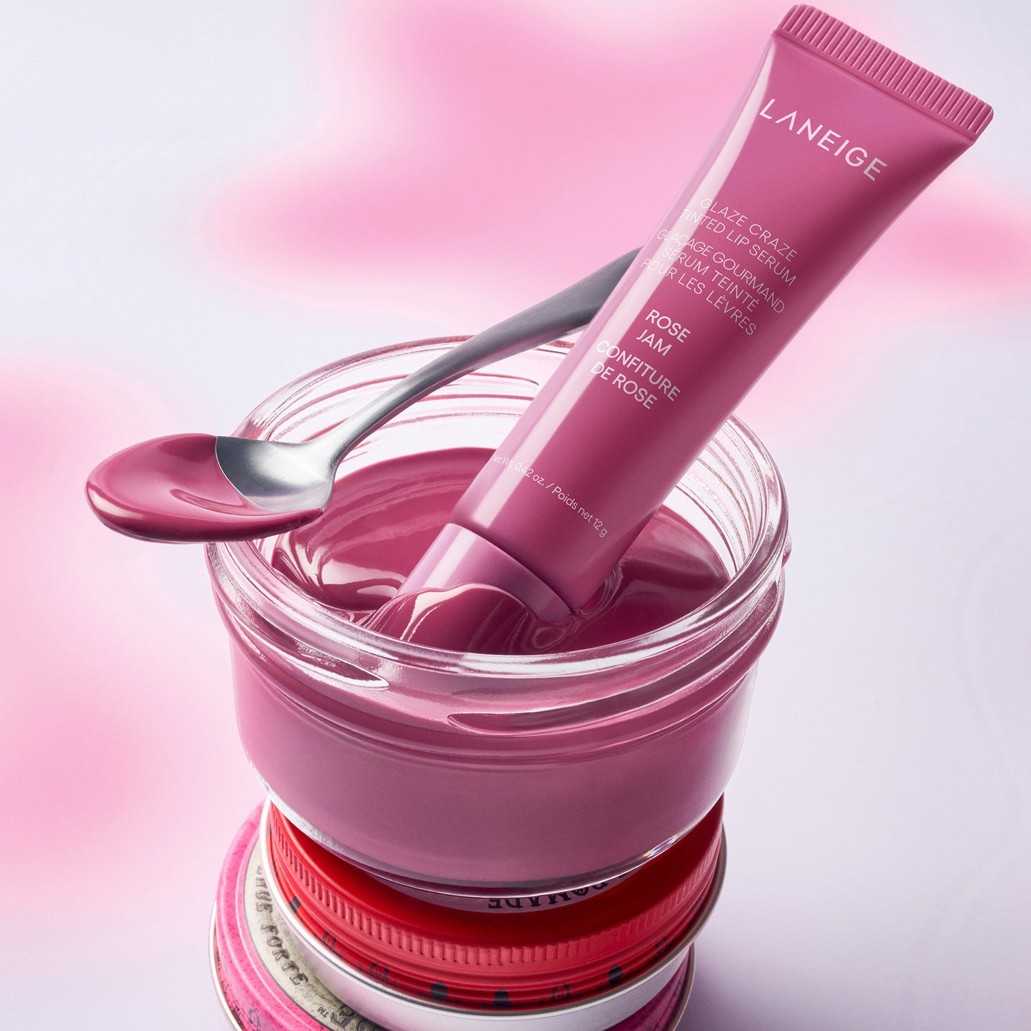 LANEIGE Glaze Tint Lip Serum (Rose Jam), 12g