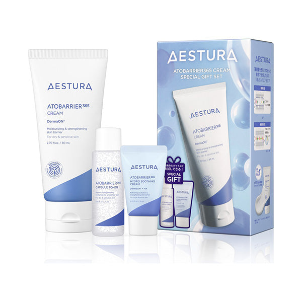 AESTURA Atobarrier365 Cream Trial Set, 80ml + 25ml + 10ml