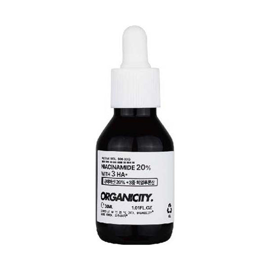 ORGANICITY Niacinamide 20% 3HA Serum, 30ml, 5ml