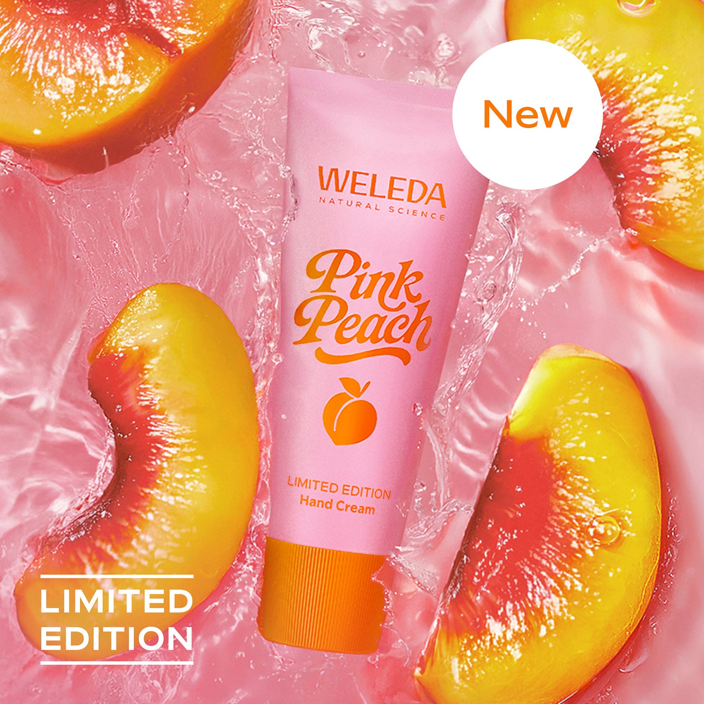 Weleda Pink Peach Hand Cream (Tropical Peach), 50ml