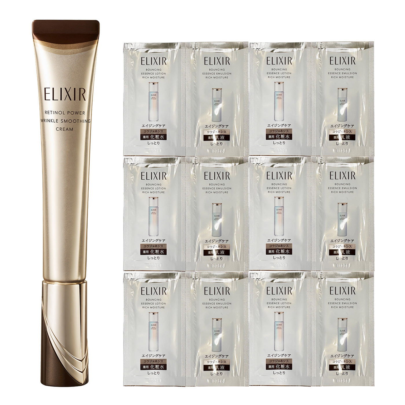 ELIXIR Retino Power Wrinkle Cream ba Limited Kit, 22g (Aqua Floral)