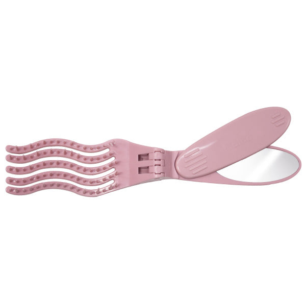 VENUSiS Hibino Compact Mirror Care Brush HCB-2200(H) (Pink)
