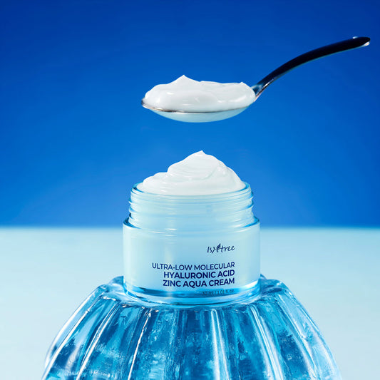 ISNTREE Ultra Low Molecular Hyaluronic Acid Zinc Moisture Cream, 80ml