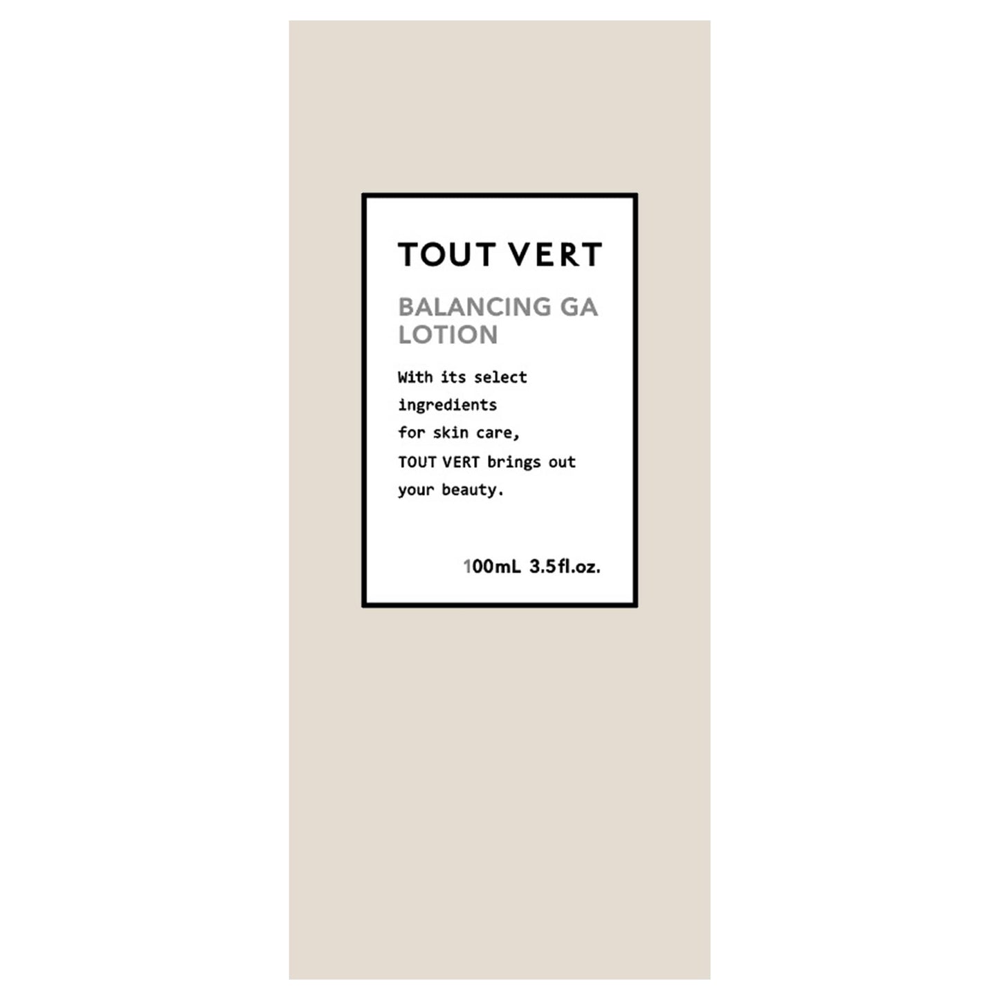 Tout Vert Balancing GA Lotion, 100ml