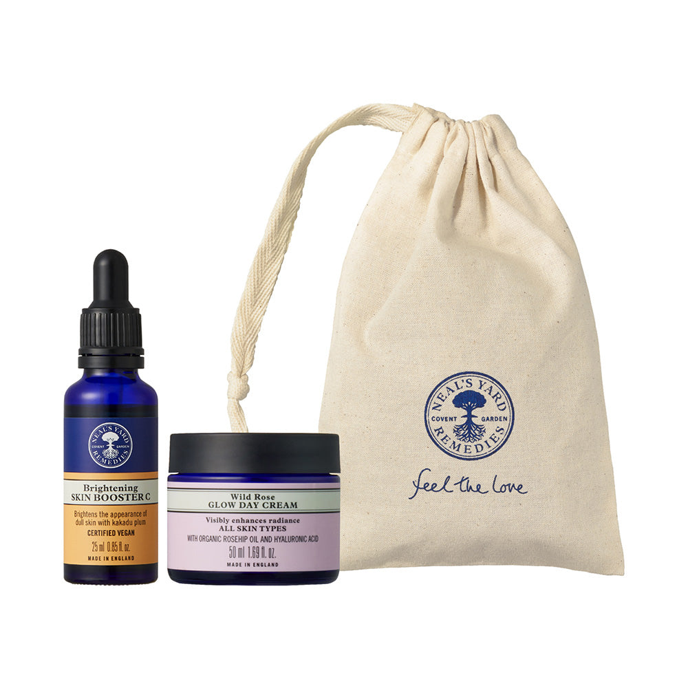 Neal’s Yard Remedies Wild Rose Brightening Set, 50ml + 25ml