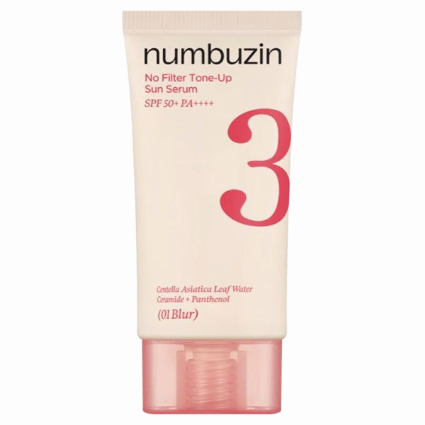 Numbuzin No.3 No-Foundation Porcelain Skin Tone-Up UV Cream EX SPF50+ PA++++, 50ml