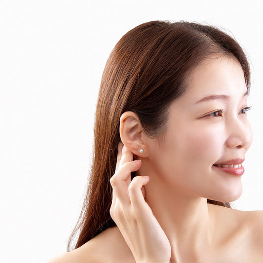Alphax wellmimi Ear Acupressure Jewelry (Pearl)
