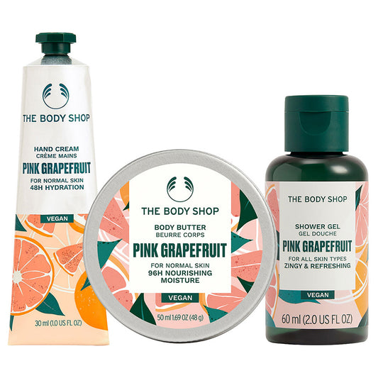 THE BODY SHOP Mini Body Care Box (Pink Grapefruit), 60ml + 50ml + 30ml