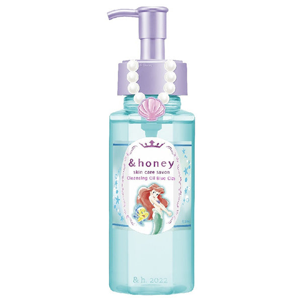 &honey Savon Cleansing Oil Blue Clay, 180ml (Limited Edition Ariel, Marine Honey)