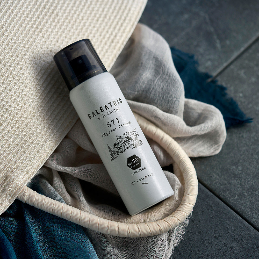 BALEATRIC by SE:CRUNO UV Cool Spray Migrate Cirrus 571 SPF50+ +, 60g (Mandarin Black Tea Scent)