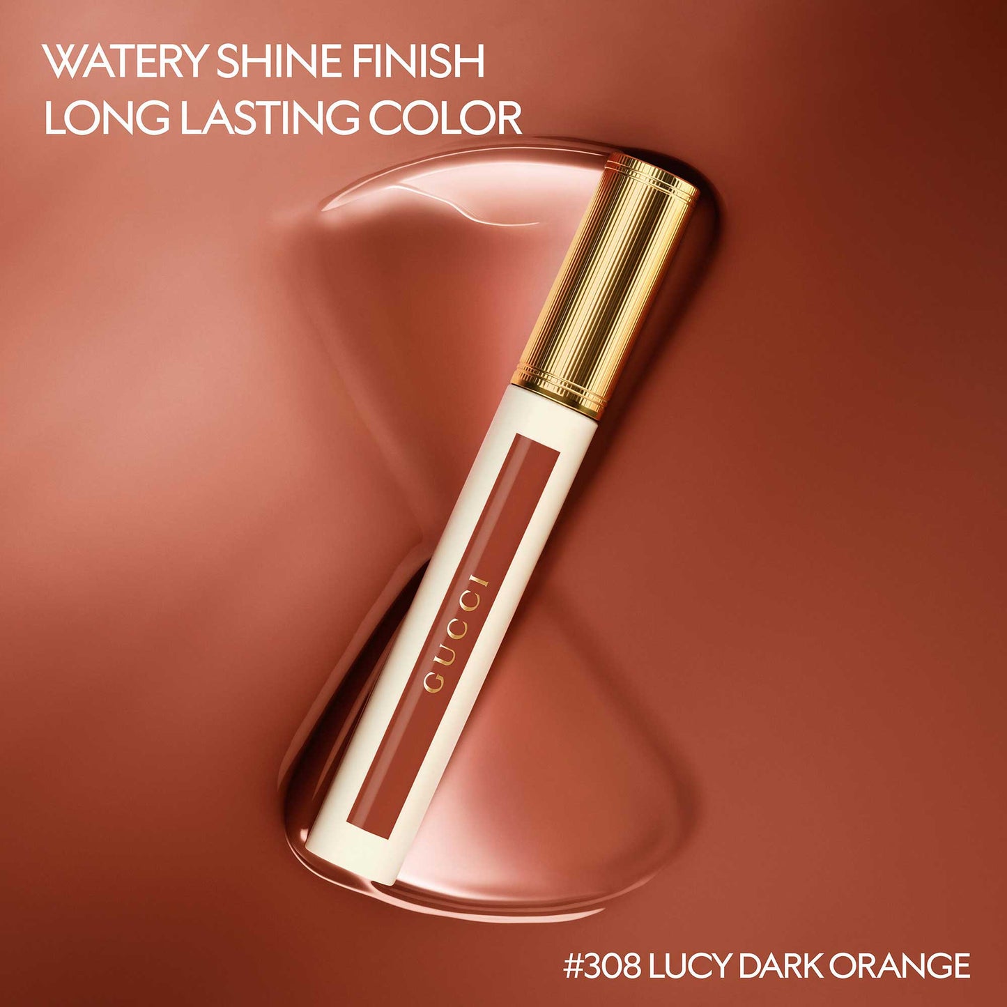 Gucci Beauty Oil in Water Tint (308 Lucy Dark Orange)