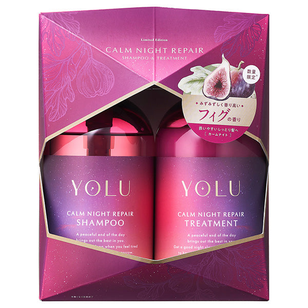 Yolu Fig Calm Night Repair Hair Care Set, 440ml + 440g
