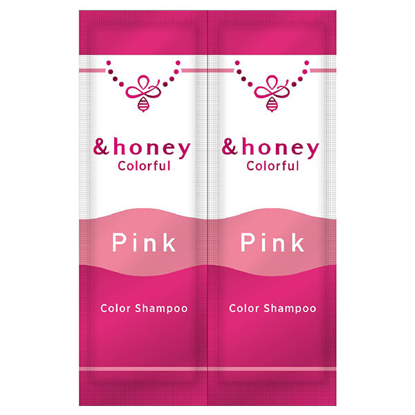 &honey Colorful Color Shampoo Trial (Cherry Pink), 20ml
