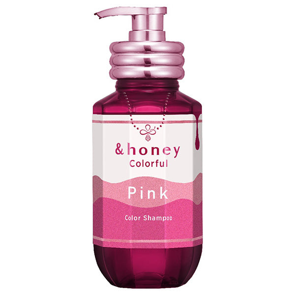 &honey Colorful Color Shampoo, 250ml (Cherry Pink)