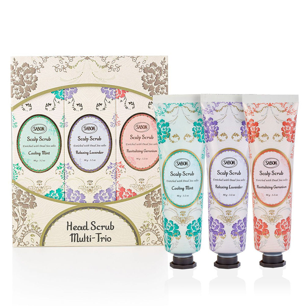 SABON Head Scrub Multi Trio, 90g, 90g, 90g