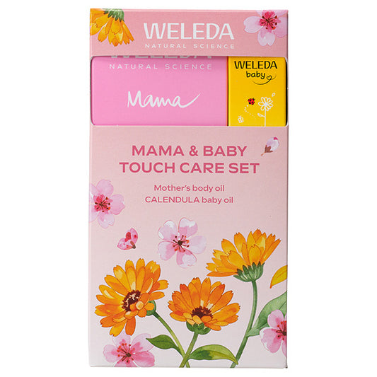 Weleda Mama & Baby Touch Care Set 2026 Limited Edition (Soft Floral), 100ml, 10ml