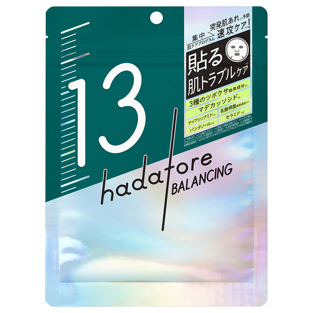 ROSETTE Hadatore Balancing Mask 13, 7 Sheets
