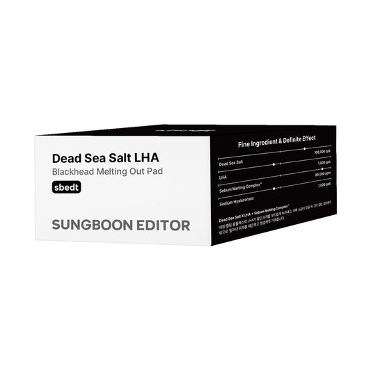 SUNGBOON EDITOR Dead Sea Salt LHA Blackhead Melting Out Pad