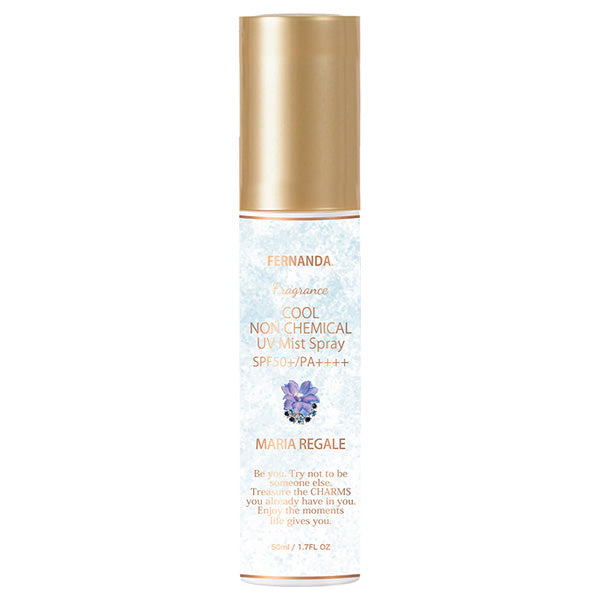 FERNANDA Fragrance Cool Non-Chemical UV Mist SPF50+ PA++++ (Maria Regale), 50ml