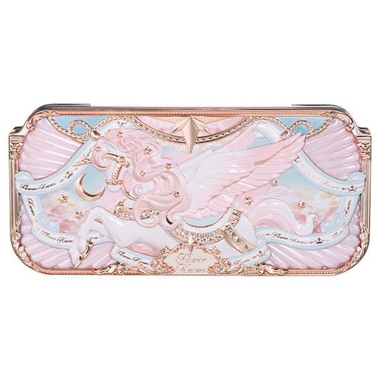 FlowerKnows Night Unicorn Collection 6-Color Satin Makeup Palette (01 Aurora Reverie), 6.5g
