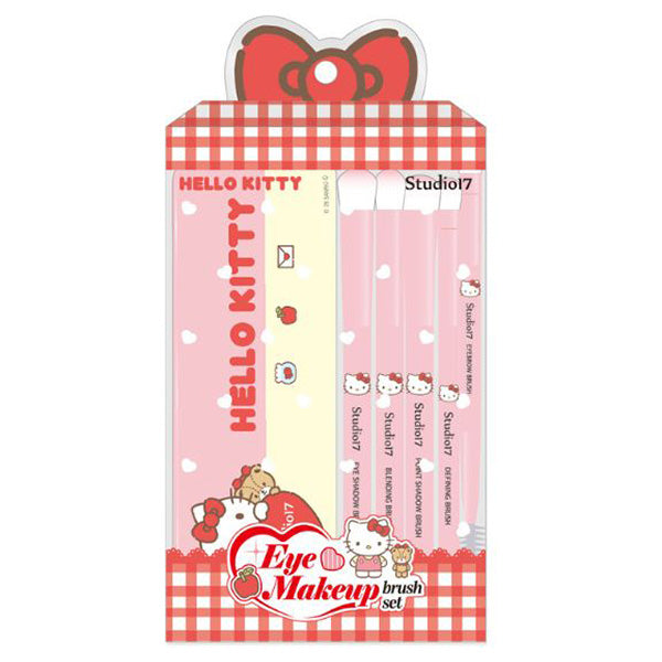 Studio17 Eye Makeup Brush Set Hello Kitty Limited Collection, 5 Brushes