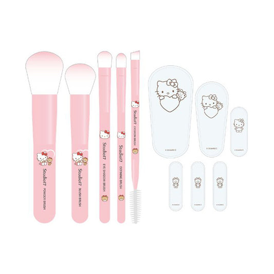 Studio17 Portable Makeup Brush Set Hello Kitty Limited Collection, 5 Brushes