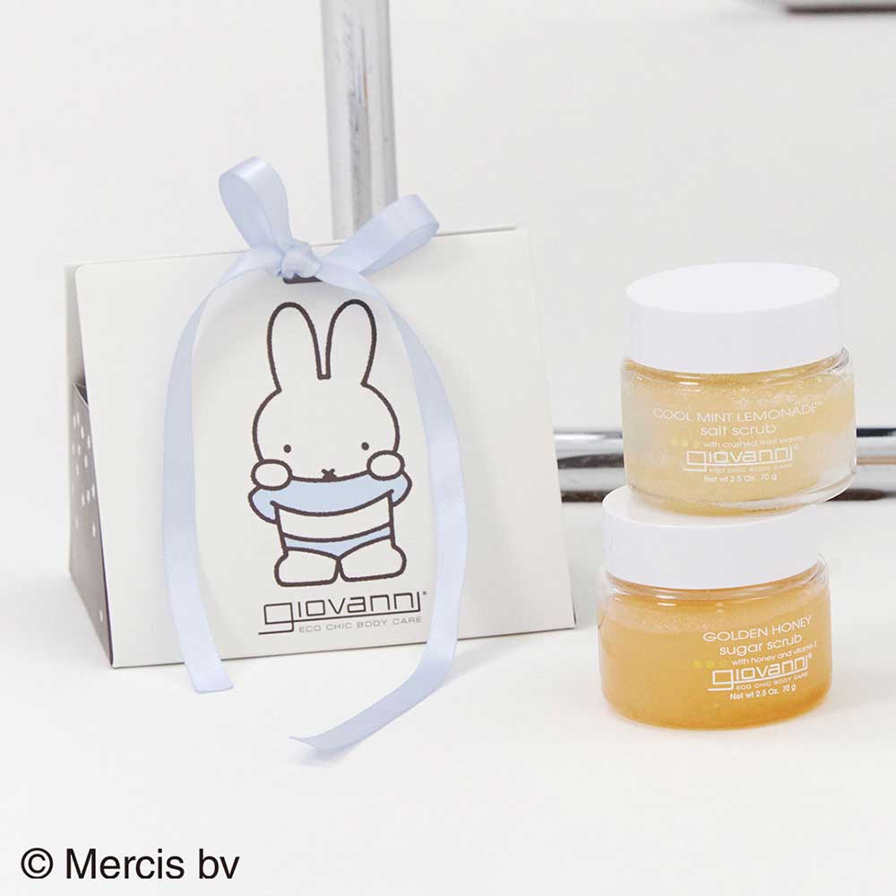giovanni Miffy Body Scrub Mini Twin, Limited Edition, 70g×2