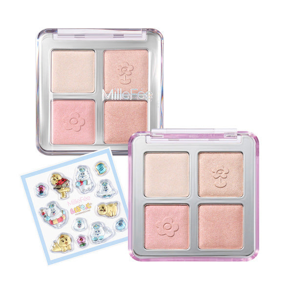 MilleFee Idol Highlighter Palette (P04 Npochamu & Kimimaro)
