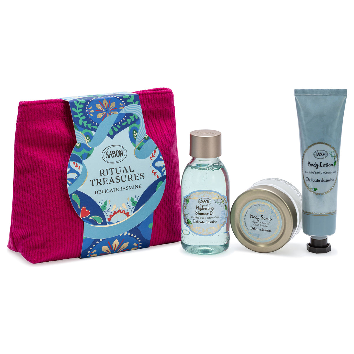 SABON Treasure Gift (Delicate Jasmine), 100ml, 60g, 50ml