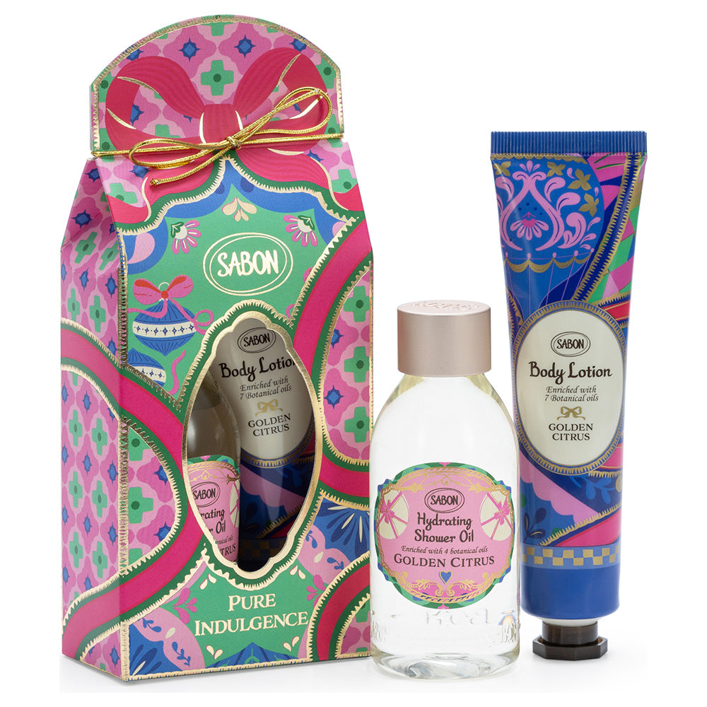 SABON Moisture Gift (Golden Citrus), 100ml, 50ml