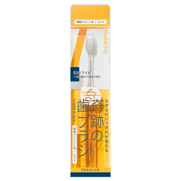 HaRENO/ Miracle Toothbrush Wide (Clear Black)