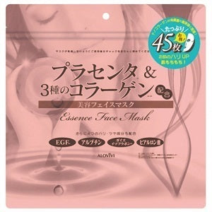 ALOVIVI Placenta & Collagen Face Mask, 45 Sheets