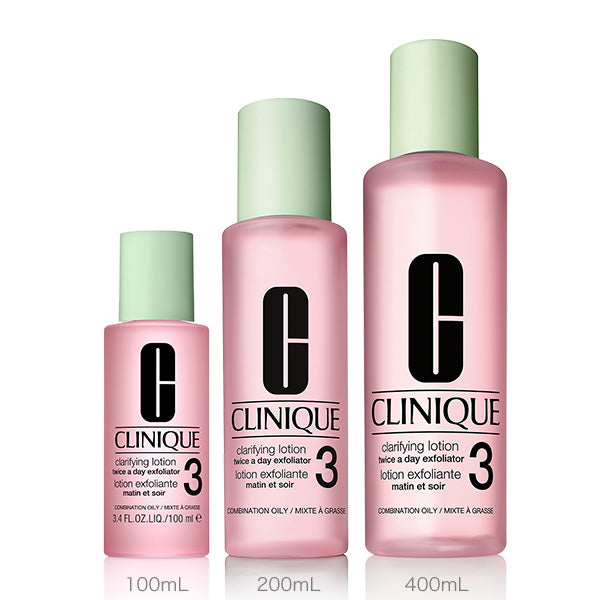 CLINIQUE Clarifying Lotion 3 Mini, 100ml