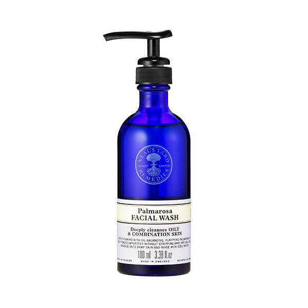 Palmarosa Facial Wash (gel cleanser), 100ml