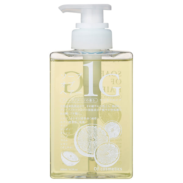 Soap of Hair 1-G, Shampoo (bottle), 265ml, Grapefruit scent