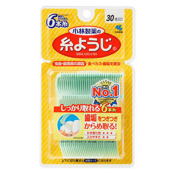 Kobayashi Pharmaceutical Itoyoji Dental Floss, 30 Pieces