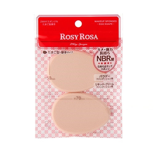 Rosy Rosa 2WAY Sponge N Egg-shaped Thick
