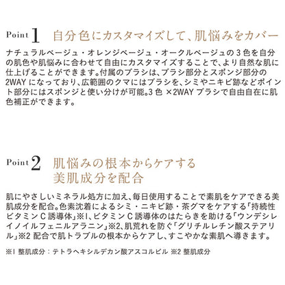 ETVOS Mineral Concealer Palette, SPF36 PA+++, 3.1g