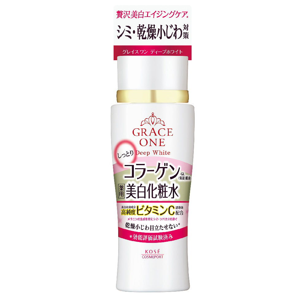 Grace One Medicated Whitening Deep White Lotion M (Moist), 180ml
