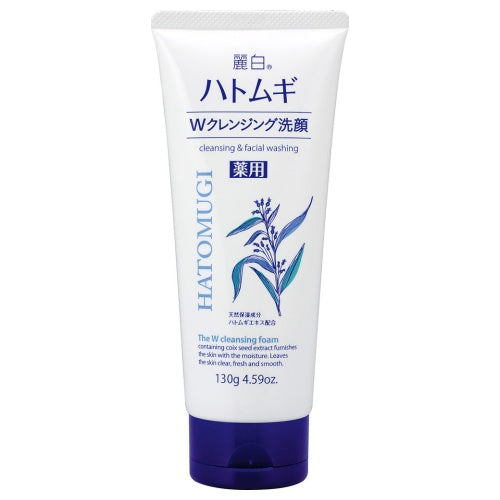 Reihaku Medicated Hatomugi W Cleansing Foam, 130g