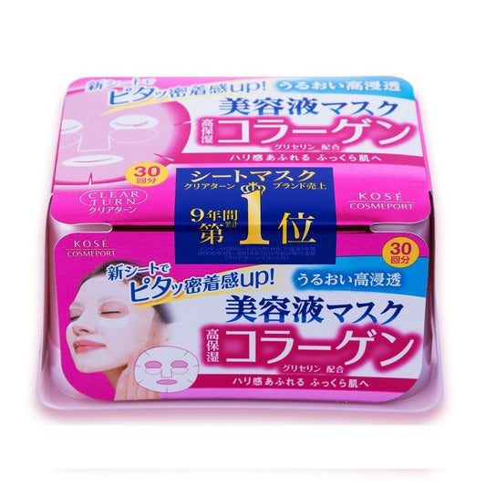 CLEAR TURN CO Essence Mask (Collagen), 30 Sheets
