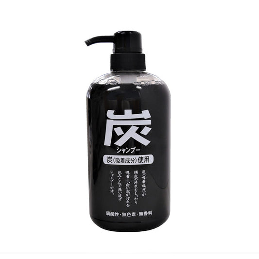 Jun Cosmetic Charcoal Shampoo, 600ml