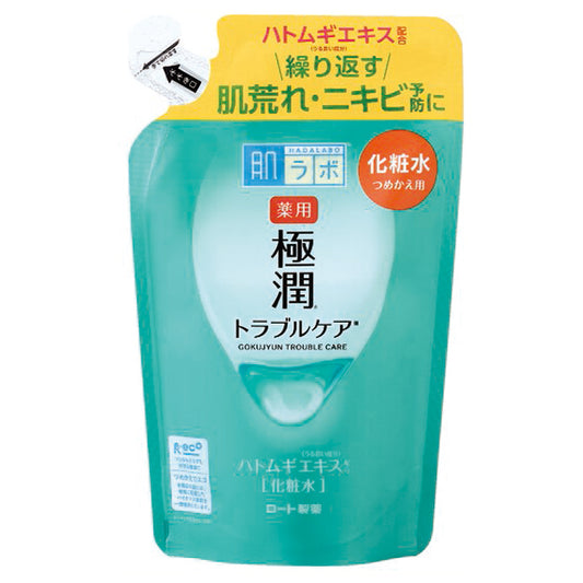 HADA LABO Medicated Gokujyun Skin Conditioner, Refill, 170ml